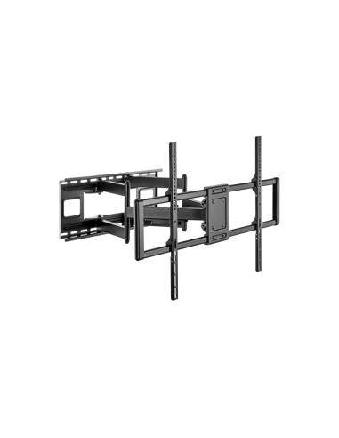 AISENS Soporte Pro Giratorio, Inclinable Y Nivelable Para Monitor/tv 120kg De 60-120, Negro