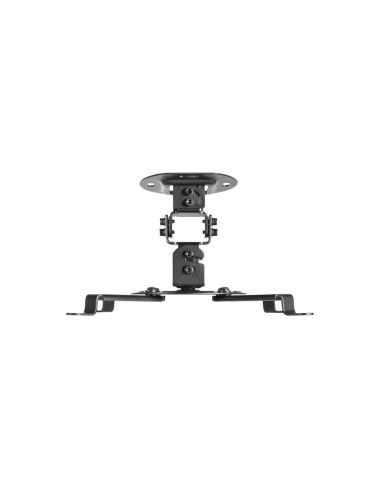 AISENS Soporte Universal Giratorio, Inclinable de Techo para Proyector 13.5Kg, Negro