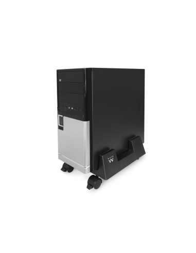 Ewent EW1290 soporte de CPU Carro para equipo informático Negro