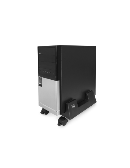Ewent EW1290 soporte de CPU Carro para equipo informático Negro