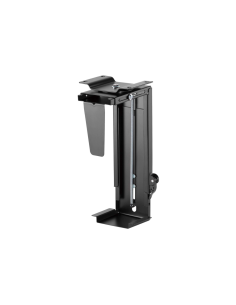 AISENS Soporte Giratorio y Altura Personalizable para CPU por Debajo de Escritorio con Mango de Bloqueo Fácil