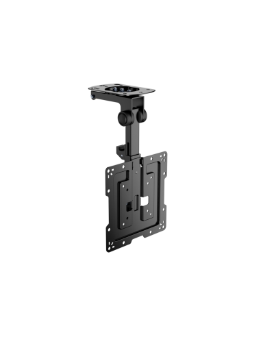 AISENS Soporte de Techo Giratorio, Plegable para Monitor/TV 20Kg de 19-43, Negro