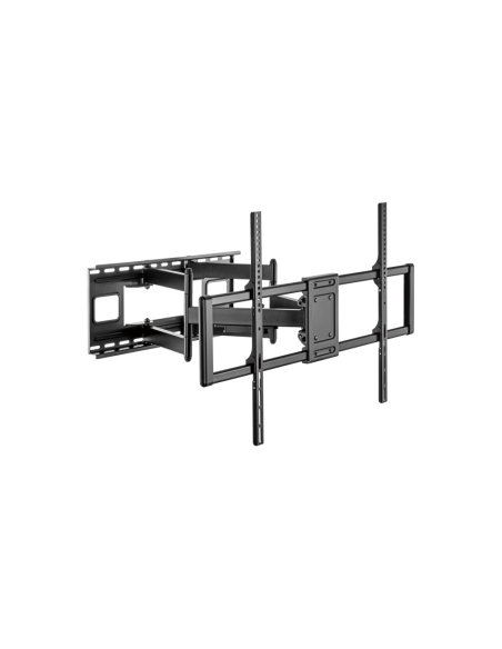 AISENS Soporte Pro Giratorio, Inclinable Y Nivelable Para Monitor/tv 120kg De 60-120, Negro