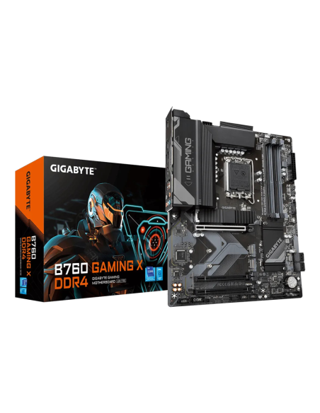 GIGABYTE B760 GAMING X placa base DDR4 - Soporta CPUs Intel Core de 14ª generación, VRM digital de 8+1+1 fases, hasta 5333MHz DD