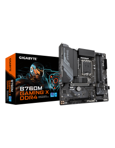 GIGABYTE B760M GAMING X DDR4 Placa base - Soporta CPUs Intel Core de 14ª generación, VRM digital de 8+1+1 fases, hasta 5333MHz D