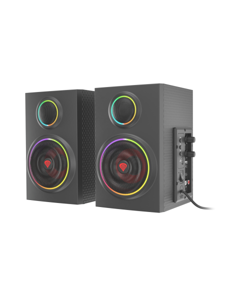 GENESIS Helium 300 BT conjunto de altavoces 24 W PC/ordenador portátil Negro 2.0 canales De 2 vías Bluetooth