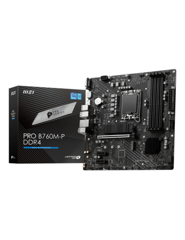 MSI PRO B760M-P DDR4 placa base Intel B760 LGA 1700 micro ATX