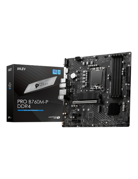 MSI PRO B760M-P DDR4 placa base Intel B760 LGA 1700 micro ATX