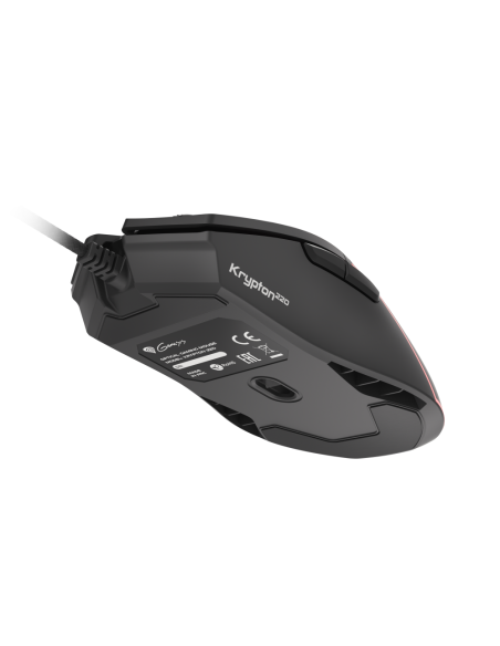 GENESIS Krypton 220 ratón Juego mano derecha USB tipo A Óptico 6400 DPI
