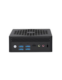 Leotec LEMPC09 PC/estación de trabajo barebone Cubo Negro
