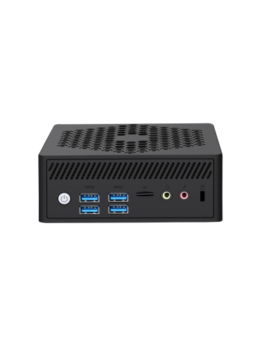 Leotec LEMPC09 PC/estación de trabajo barebone Cubo Negro