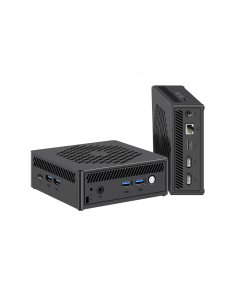 Leotec LEMPC12 PC/estación de trabajo barebone Cubo Negro