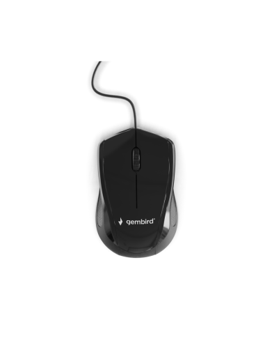 Gembird MUS-3B-02 ratón Oficina Ambidextro USB tipo A Óptico 1000 DPI