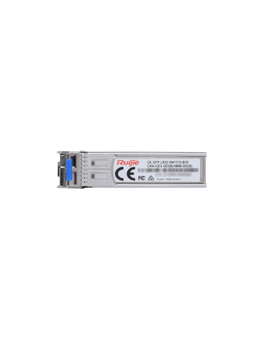 Ruijie Networks GE-SFP-LX20-SM1310-BIDI red modulo transceptor Fibra óptica 1000 Mbit/s