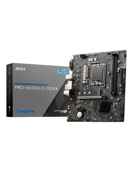 MSI PRO H610M-G DDR4 placa base Intel H610 LGA 1700 micro ATX