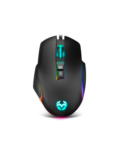 Krom Keos ratón Juego mano derecha USB tipo A Óptico 6400 DPI