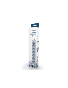 Gembird SPG6-B-6C base múltiple 1,8 m 6 salidas AC