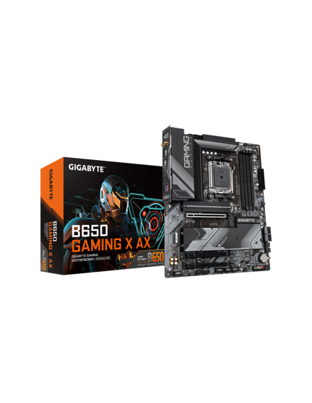 GIGABYTE B650 GAMING X AX Placa base - Compatible con procesadores AMD Serie 9000, VRM digital de 8+2+2 fases, hasta 8000 MHz DD