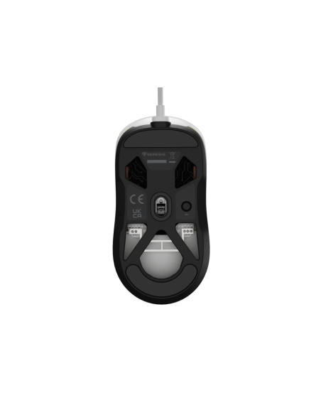 GENESIS Krypton 660 ratón Juego Ambidextro USB tipo A Óptico 12000 DPI