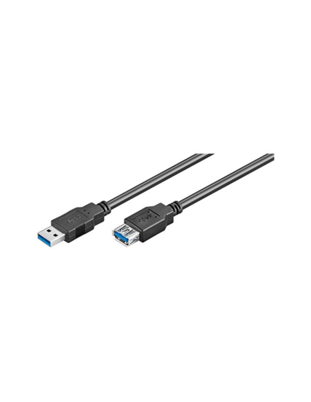 Ewent EC1007 cable USB 1 m USB 3.2 Gen 1 (3.1 Gen 1) USB A Negro