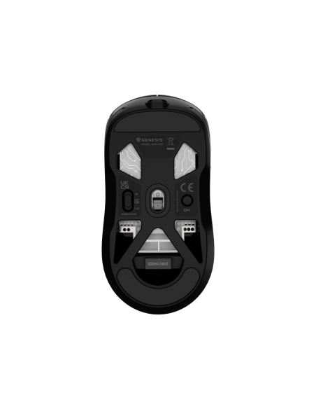 GENESIS Zircon 660 ratón Juego mano derecha RF Wireless + Bluetooth + USB Type-A Óptico 12000 DPI