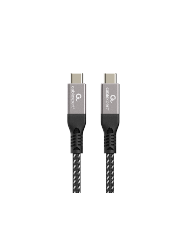Gembird CCBP-USB4-CMCM240-1.5M cable USB USB4 Gen 3x2 1,5 m USB C Negro, Plata
