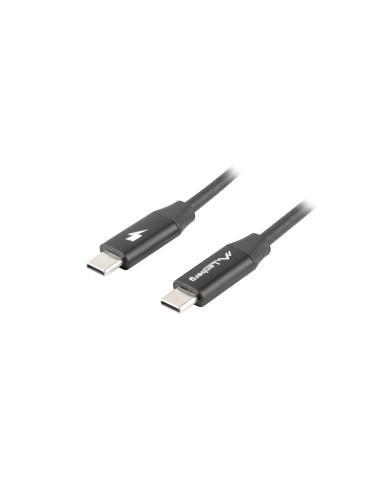 Lanberg CA-CMCM-40CU-0018-BK cable USB USB 2.0 1,8 m USB C Negro