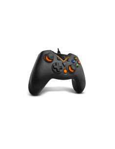 Gembird JPD-UDV2-01 mando y volante Negro USB 2.0 Gamepad Analógico/Digital PC