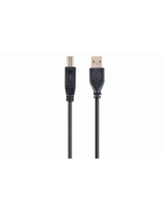 Gembird CCP-USB2-AMBM-10 cable USB 3,04 m USB A USB B Negro