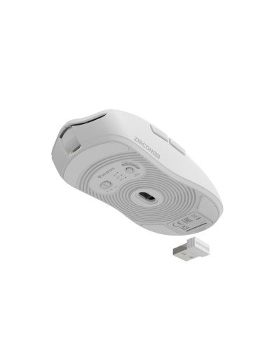 GENESIS Zircon 500 ratón Juego mano derecha RF Wireless + Bluetooth + USB Type-C Óptico 10000 DPI