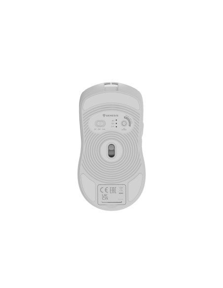 GENESIS Zircon 500 ratón Juego mano derecha RF Wireless + Bluetooth + USB Type-C Óptico 10000 DPI
