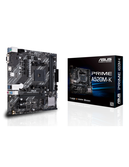 ASUS PRIME A520M-K AMD A520 Zócalo AM4 micro ATX