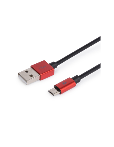 Maillon Technologique Premium MTPMUR241 cable USB 1 m USB 2.0 USB A Micro-USB B Rojo
