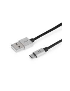 Maillon Technologique Premium MTPMUS241 cable USB 1 m USB 2.0 USB A Micro-USB B Plata