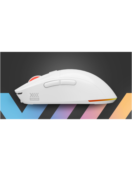 GENESIS Zircon XIII ratón Juego Ambidextro RF Wireless + USB Type-C Óptico 26000 DPI