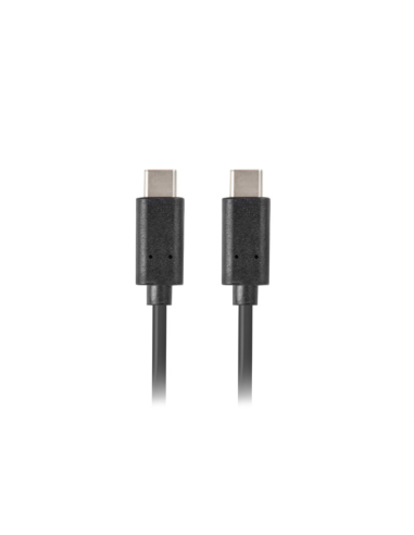 Lanberg CA-CMCM-10CU-0005-BK cable USB USB 2.0 0,5 m USB C Negro