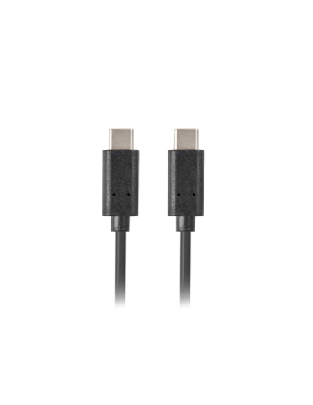 Lanberg CA-CMCM-10CU-0005-BK cable USB USB 2.0 0,5 m USB C Negro