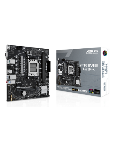 ASUS PRIME A620M-K AMD A620 Zócalo AM5 micro ATX