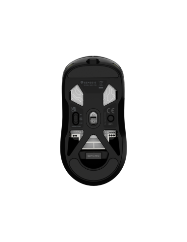 GENESIS NMG-2193 ratón Juego Ambidextro Bluetooth + USB Type-C Óptico 26000 DPI