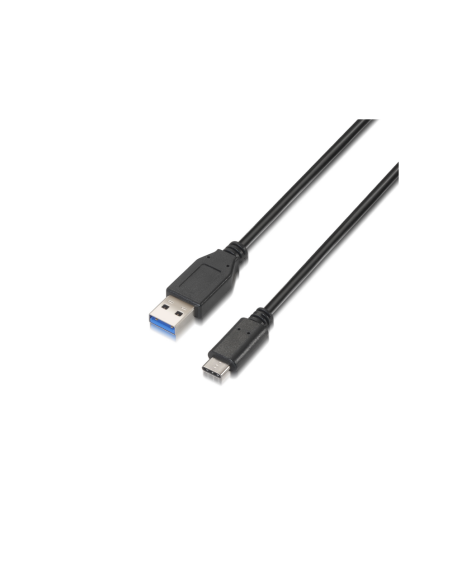 AISENS A107-0060 cable USB USB 3.2 Gen 2 (3.1 Gen 2) 1 m USB A USB C Negro