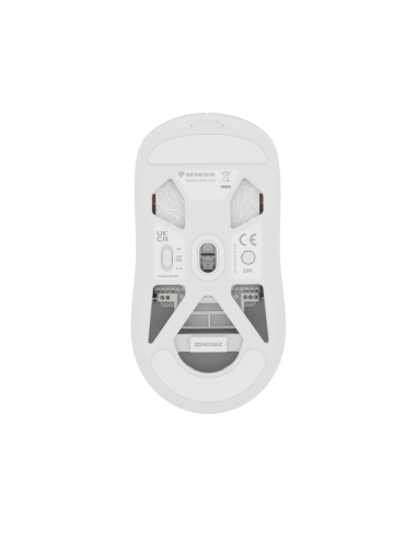 GENESIS NMG-2194 ratón Juego Ambidextro Bluetooth + USB Type-C Óptico 26000 DPI