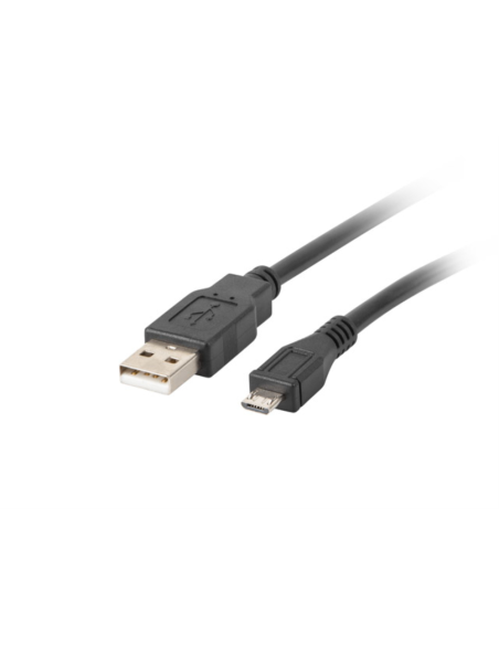 Lanberg CA-USBM-10CC-0018-BK cable USB USB 2.0 1,8 m Micro-USB B USB A Negro