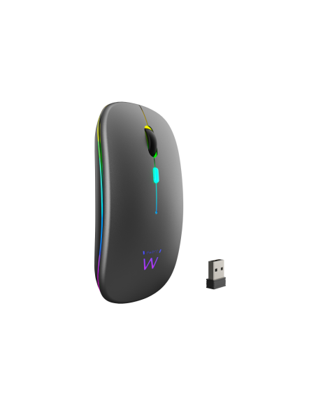 Ewent EW3242 ratón Universal Ambidextro RF Wireless + Bluetooth Óptico 1600 DPI