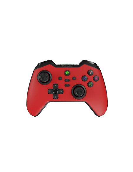 GENESIS Mangan 400 Rojo Bluetooth Gamepad Analógico/Digital Android, MAC, Nintendo Switch, PC, iOS