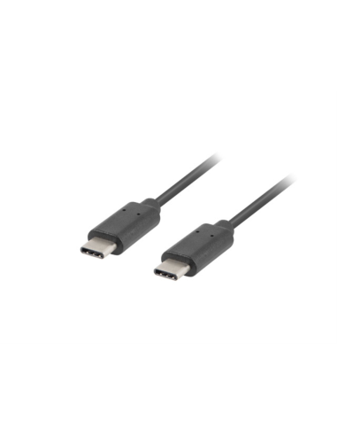 Lanberg CA-CMCM-10CU-0010-BK cable USB USB 2.0 1 m USB C Negro