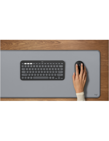 Logitech 910-007015 ratón Viajes Ambidextro RF Wireless + Bluetooth Óptico 4000 DPI