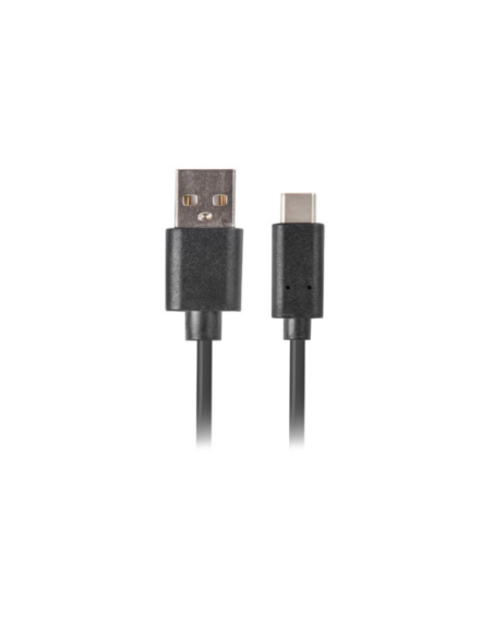 Lanberg CA-USBO-20CU-0005-BK cable USB USB 2.0 0,5 m USB C USB A Negro