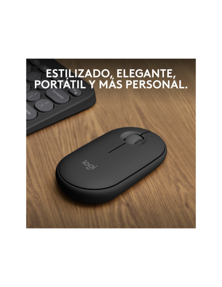 Logitech 910-007015 ratón Viajes Ambidextro RF Wireless + Bluetooth Óptico 4000 DPI