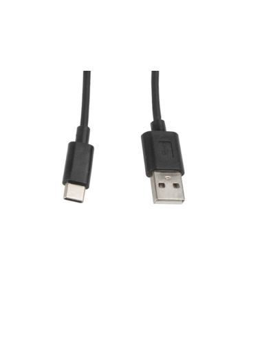 Lanberg CA-USBO-10CC-0010-BK cable USB USB 2.0 1 m USB A USB C Negro