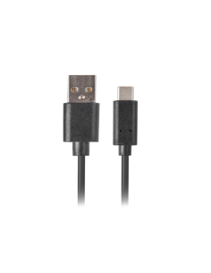 Lanberg CA-USBO-20CU-0010-BK cable USB USB 2.0 1 m USB A USB C Negro